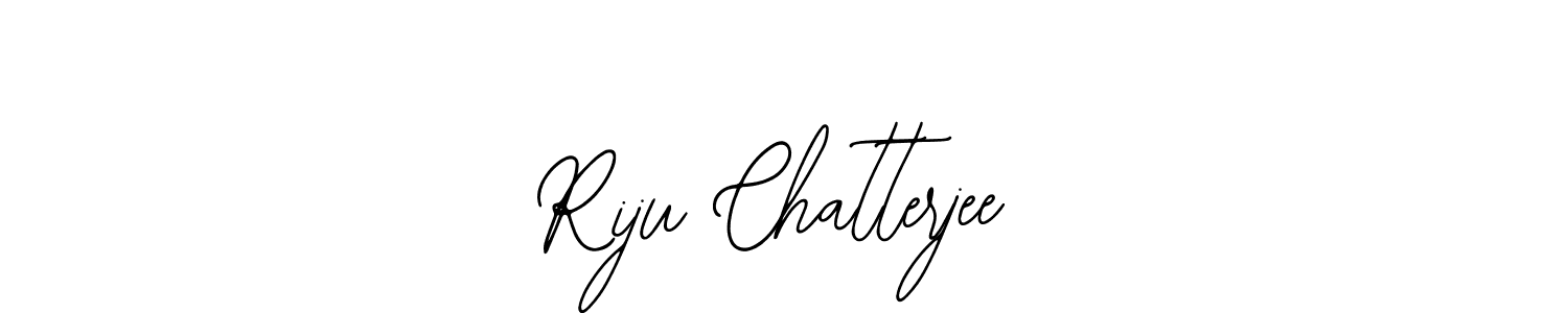 How to make Riju Chatterjee name signature. Use Bearetta-2O07w style for creating short signs online. This is the latest handwritten sign. Riju Chatterjee signature style 12 images and pictures png