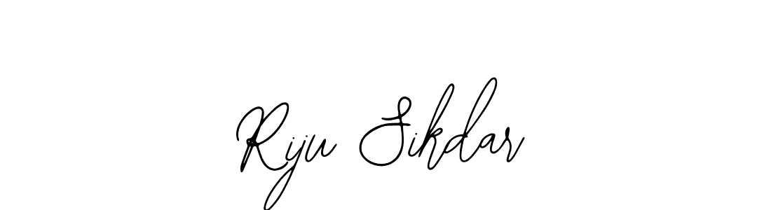 The best way (Bearetta-2O07w) to make a short signature is to pick only two or three words in your name. The name Riju Sikdar include a total of six letters. For converting this name. Riju Sikdar signature style 12 images and pictures png