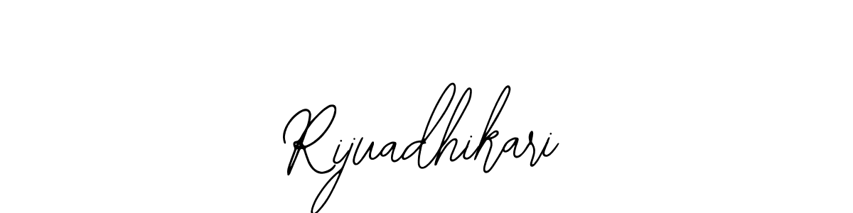 The best way (Bearetta-2O07w) to make a short signature is to pick only two or three words in your name. The name Rijuadhikari include a total of six letters. For converting this name. Rijuadhikari signature style 12 images and pictures png