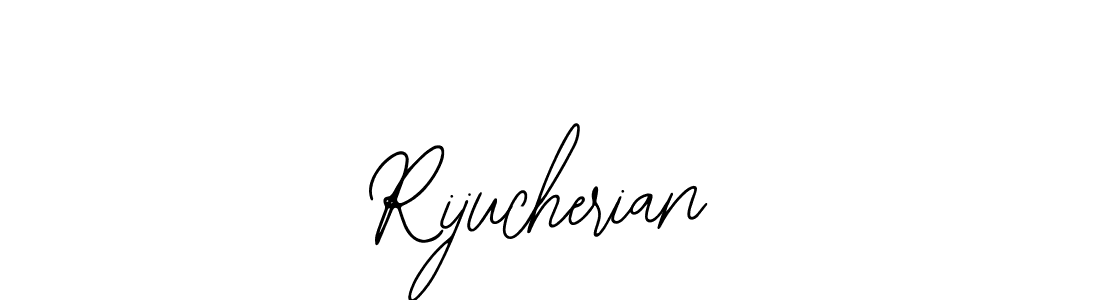 How to Draw Rijucherian signature style? Bearetta-2O07w is a latest design signature styles for name Rijucherian. Rijucherian signature style 12 images and pictures png