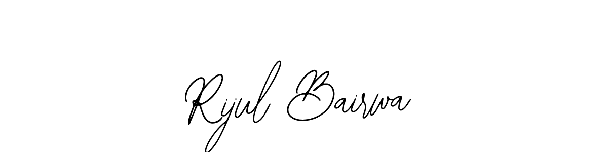 Also You can easily find your signature by using the search form. We will create Rijul Bairwa name handwritten signature images for you free of cost using Bearetta-2O07w sign style. Rijul Bairwa signature style 12 images and pictures png