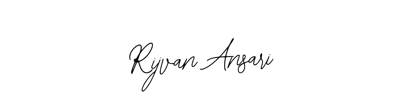 Make a short Rijvan Ansari signature style. Manage your documents anywhere anytime using Bearetta-2O07w. Create and add eSignatures, submit forms, share and send files easily. Rijvan Ansari signature style 12 images and pictures png