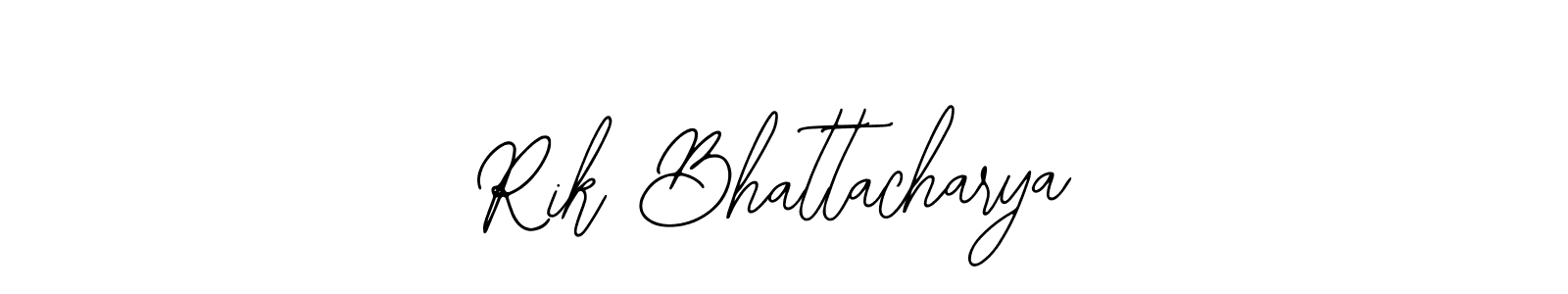 Use a signature maker to create a handwritten signature online. With this signature software, you can design (Bearetta-2O07w) your own signature for name Rik Bhattacharya. Rik Bhattacharya signature style 12 images and pictures png