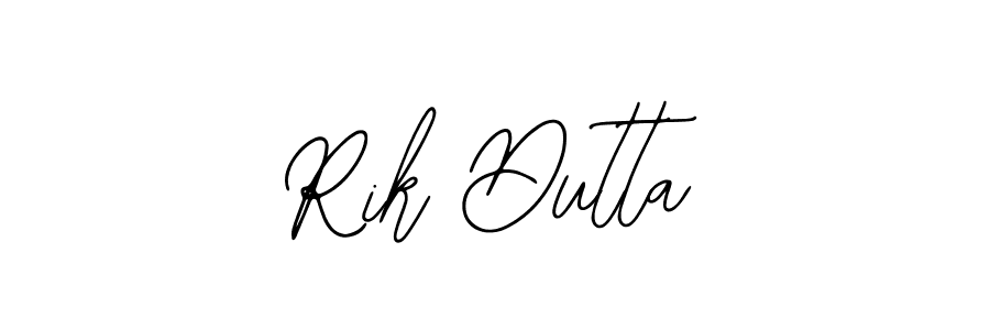 You should practise on your own different ways (Bearetta-2O07w) to write your name (Rik Dutta) in signature. don't let someone else do it for you. Rik Dutta signature style 12 images and pictures png