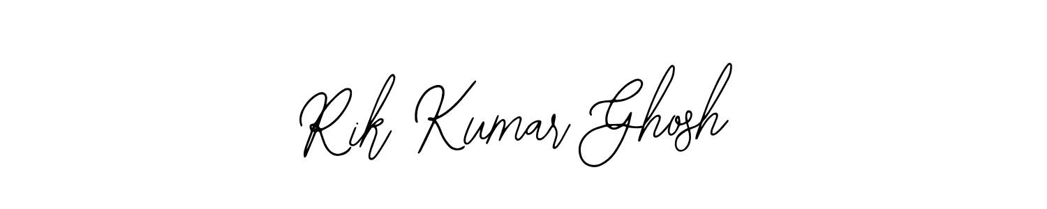 Design your own signature with our free online signature maker. With this signature software, you can create a handwritten (Bearetta-2O07w) signature for name Rik Kumar Ghosh. Rik Kumar Ghosh signature style 12 images and pictures png