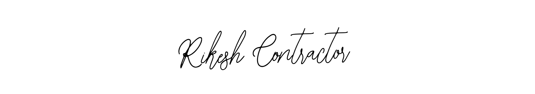 Make a beautiful signature design for name Rikesh Contractor. With this signature (Bearetta-2O07w) style, you can create a handwritten signature for free. Rikesh Contractor signature style 12 images and pictures png