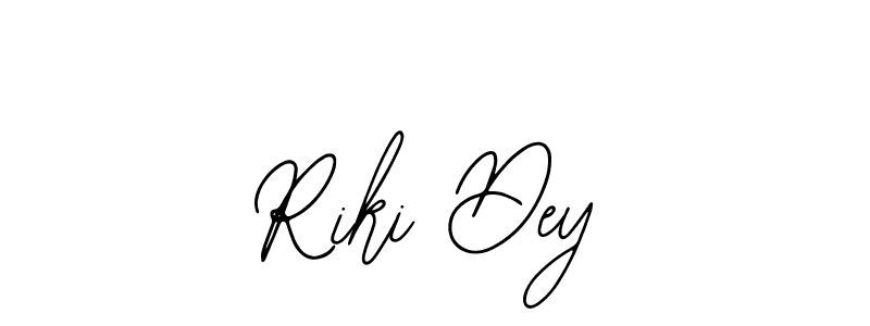 You should practise on your own different ways (Bearetta-2O07w) to write your name (Riki Dey) in signature. don't let someone else do it for you. Riki Dey signature style 12 images and pictures png