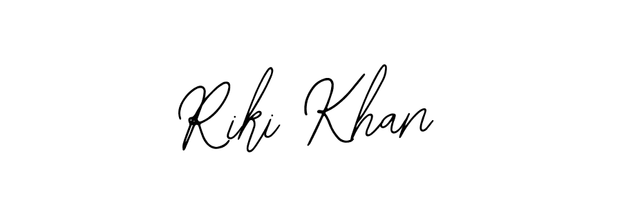 Also You can easily find your signature by using the search form. We will create Riki Khan name handwritten signature images for you free of cost using Bearetta-2O07w sign style. Riki Khan signature style 12 images and pictures png