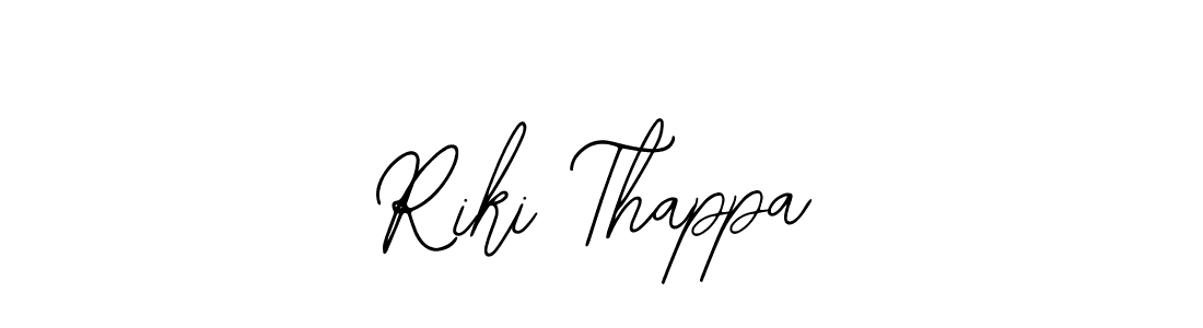 Also we have Riki Thappa name is the best signature style. Create professional handwritten signature collection using Bearetta-2O07w autograph style. Riki Thappa signature style 12 images and pictures png