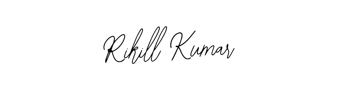 Use a signature maker to create a handwritten signature online. With this signature software, you can design (Bearetta-2O07w) your own signature for name Rikill Kumar. Rikill Kumar signature style 12 images and pictures png