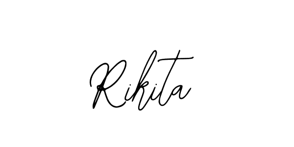 The best way (Bearetta-2O07w) to make a short signature is to pick only two or three words in your name. The name Rikita include a total of six letters. For converting this name. Rikita signature style 12 images and pictures png