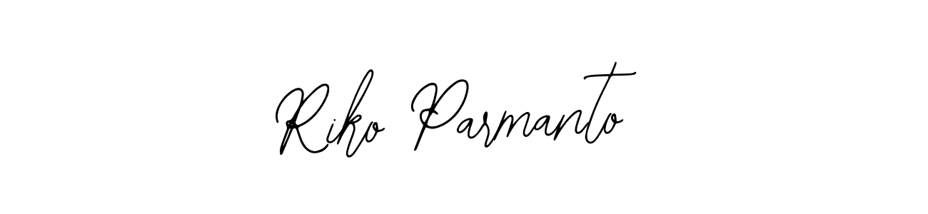 This is the best signature style for the Riko Parmanto name. Also you like these signature font (Bearetta-2O07w). Mix name signature. Riko Parmanto signature style 12 images and pictures png