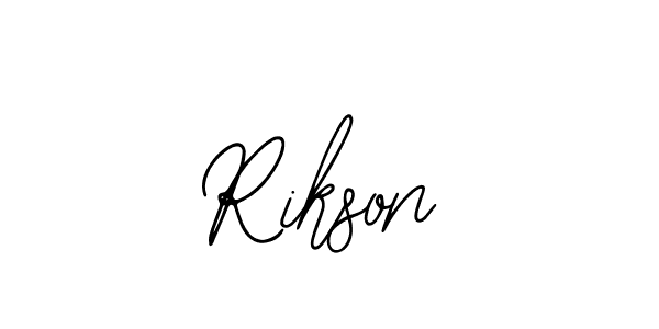 if you are searching for the best signature style for your name Rikson. so please give up your signature search. here we have designed multiple signature styles  using Bearetta-2O07w. Rikson signature style 12 images and pictures png