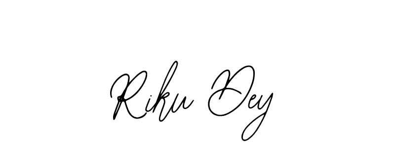 You should practise on your own different ways (Bearetta-2O07w) to write your name (Riku Dey) in signature. don't let someone else do it for you. Riku Dey signature style 12 images and pictures png