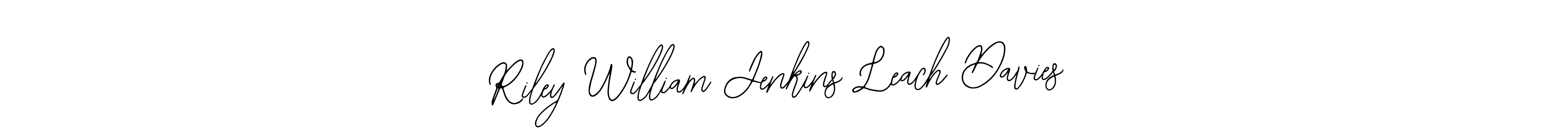 Make a beautiful signature design for name Riley William Jenkins Leach Davies. Use this online signature maker to create a handwritten signature for free. Riley William Jenkins Leach Davies signature style 12 images and pictures png