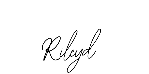 Design your own signature with our free online signature maker. With this signature software, you can create a handwritten (Bearetta-2O07w) signature for name Rileyd. Rileyd signature style 12 images and pictures png