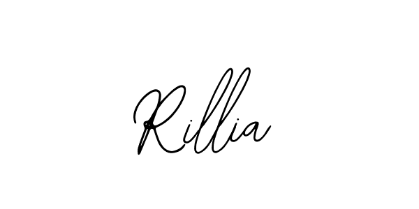Make a short Rillia signature style. Manage your documents anywhere anytime using Bearetta-2O07w. Create and add eSignatures, submit forms, share and send files easily. Rillia signature style 12 images and pictures png