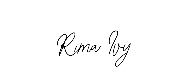 if you are searching for the best signature style for your name Rima Ivy. so please give up your signature search. here we have designed multiple signature styles  using Bearetta-2O07w. Rima Ivy signature style 12 images and pictures png