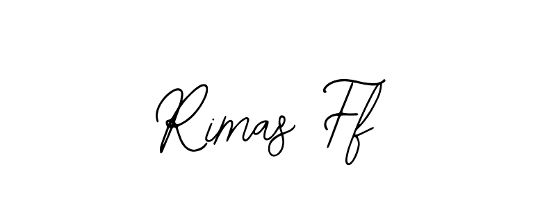 You should practise on your own different ways (Bearetta-2O07w) to write your name (Rimas Ff) in signature. don't let someone else do it for you. Rimas Ff signature style 12 images and pictures png