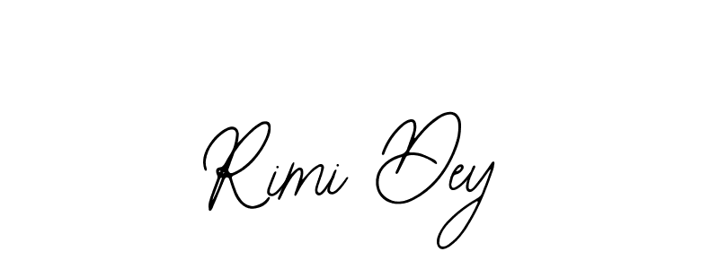 How to make Rimi Dey name signature. Use Bearetta-2O07w style for creating short signs online. This is the latest handwritten sign. Rimi Dey signature style 12 images and pictures png