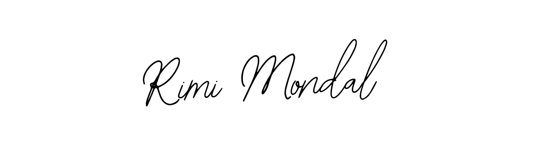 Use a signature maker to create a handwritten signature online. With this signature software, you can design (Bearetta-2O07w) your own signature for name Rimi Mondal. Rimi Mondal signature style 12 images and pictures png