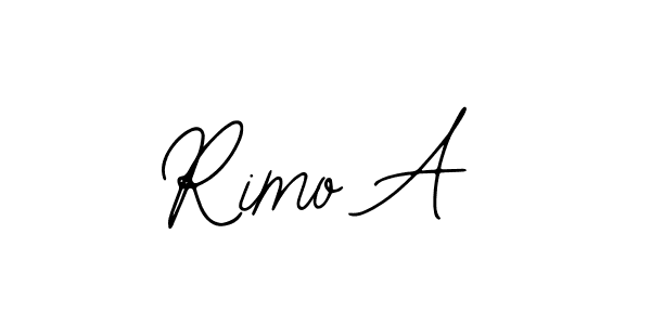 Also You can easily find your signature by using the search form. We will create Rimo A name handwritten signature images for you free of cost using Bearetta-2O07w sign style. Rimo A signature style 12 images and pictures png