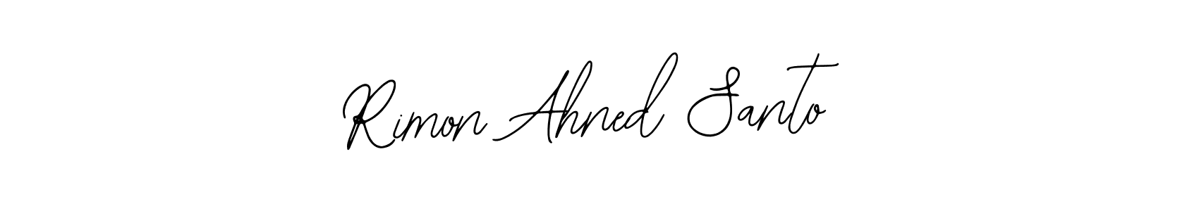 It looks lik you need a new signature style for name Rimon Ahned Santo. Design unique handwritten (Bearetta-2O07w) signature with our free signature maker in just a few clicks. Rimon Ahned Santo signature style 12 images and pictures png