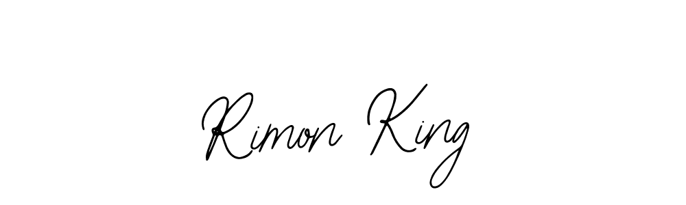 Design your own signature with our free online signature maker. With this signature software, you can create a handwritten (Bearetta-2O07w) signature for name Rimon King. Rimon King signature style 12 images and pictures png