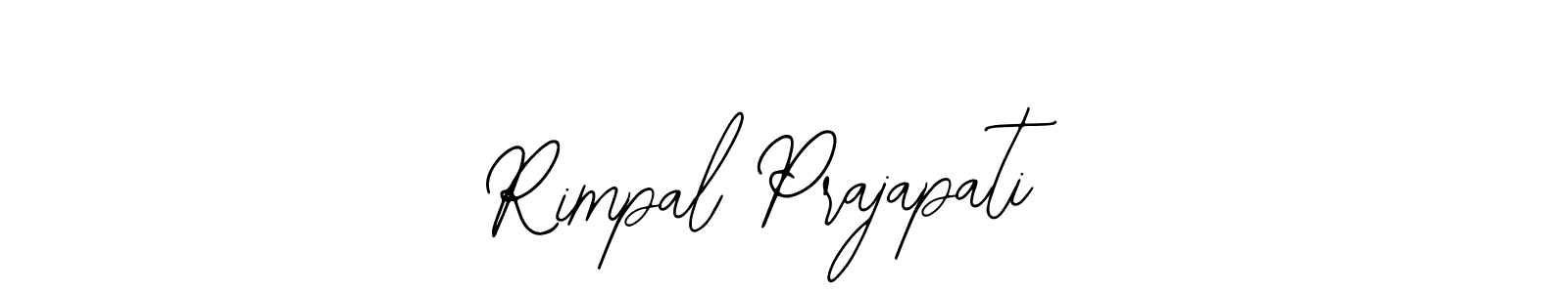 How to make Rimpal Prajapati signature? Bearetta-2O07w is a professional autograph style. Create handwritten signature for Rimpal Prajapati name. Rimpal Prajapati signature style 12 images and pictures png