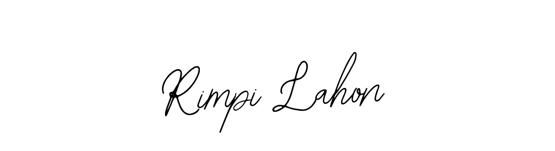 Similarly Bearetta-2O07w is the best handwritten signature design. Signature creator online .You can use it as an online autograph creator for name Rimpi Lahon. Rimpi Lahon signature style 12 images and pictures png