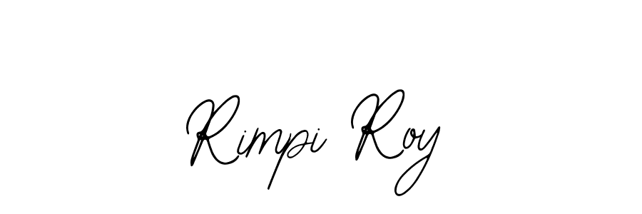 How to make Rimpi Roy signature? Bearetta-2O07w is a professional autograph style. Create handwritten signature for Rimpi Roy name. Rimpi Roy signature style 12 images and pictures png