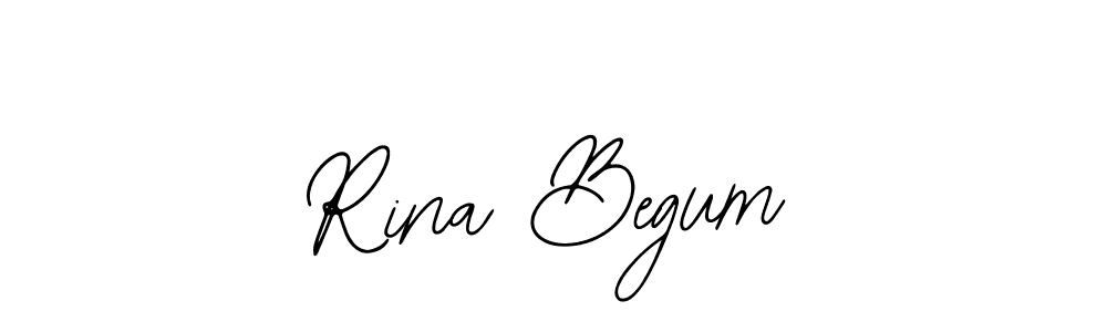 Use a signature maker to create a handwritten signature online. With this signature software, you can design (Bearetta-2O07w) your own signature for name Rina Begum. Rina Begum signature style 12 images and pictures png
