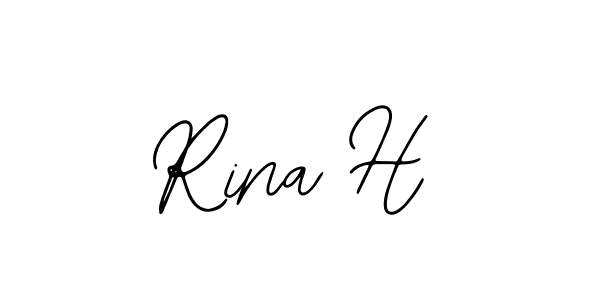 Make a short Rina H signature style. Manage your documents anywhere anytime using Bearetta-2O07w. Create and add eSignatures, submit forms, share and send files easily. Rina H signature style 12 images and pictures png