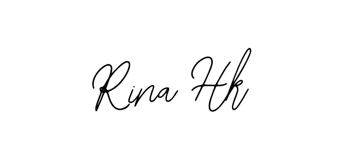 if you are searching for the best signature style for your name Rina Hk. so please give up your signature search. here we have designed multiple signature styles  using Bearetta-2O07w. Rina Hk signature style 12 images and pictures png