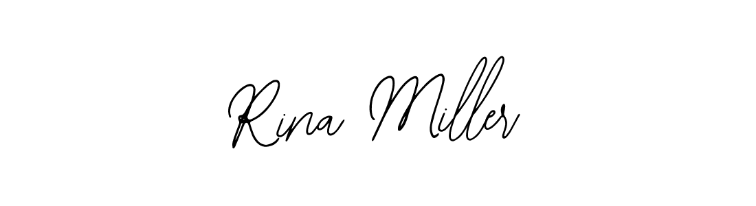 How to make Rina Miller signature? Bearetta-2O07w is a professional autograph style. Create handwritten signature for Rina Miller name. Rina Miller signature style 12 images and pictures png