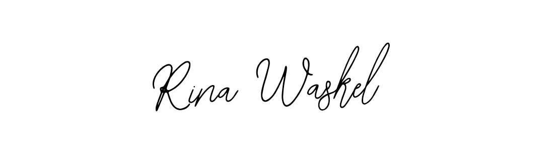 Rina Waskel stylish signature style. Best Handwritten Sign (Bearetta-2O07w) for my name. Handwritten Signature Collection Ideas for my name Rina Waskel. Rina Waskel signature style 12 images and pictures png