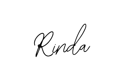 Use a signature maker to create a handwritten signature online. With this signature software, you can design (Bearetta-2O07w) your own signature for name Rinda. Rinda signature style 12 images and pictures png