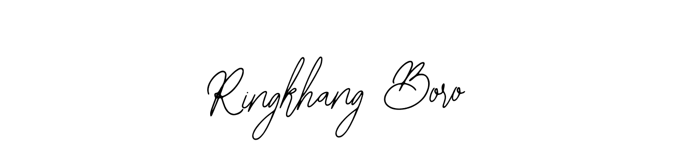 Similarly Bearetta-2O07w is the best handwritten signature design. Signature creator online .You can use it as an online autograph creator for name Ringkhang Boro. Ringkhang Boro signature style 12 images and pictures png