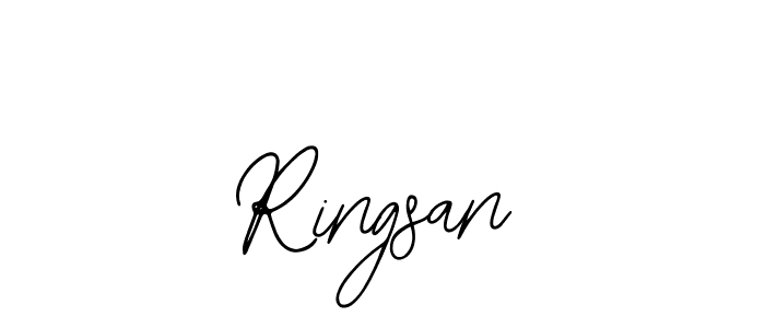 if you are searching for the best signature style for your name Ringsan. so please give up your signature search. here we have designed multiple signature styles  using Bearetta-2O07w. Ringsan signature style 12 images and pictures png