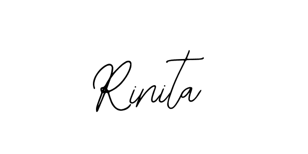if you are searching for the best signature style for your name Rinita. so please give up your signature search. here we have designed multiple signature styles  using Bearetta-2O07w. Rinita signature style 12 images and pictures png