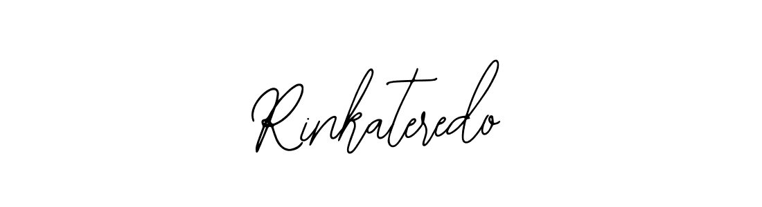 How to make Rinkateredo name signature. Use Bearetta-2O07w style for creating short signs online. This is the latest handwritten sign. Rinkateredo signature style 12 images and pictures png