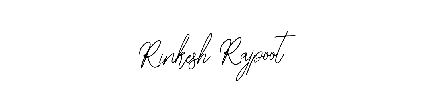 It looks lik you need a new signature style for name Rinkesh Rajpoot. Design unique handwritten (Bearetta-2O07w) signature with our free signature maker in just a few clicks. Rinkesh Rajpoot signature style 12 images and pictures png