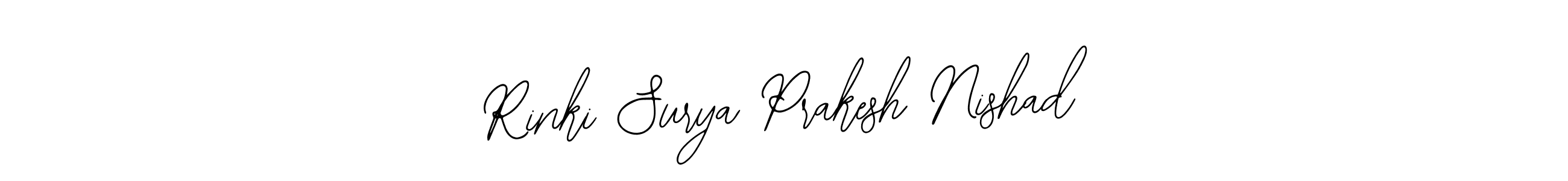 This is the best signature style for the Rinki Surya Prakesh Nishad name. Also you like these signature font (Bearetta-2O07w). Mix name signature. Rinki Surya Prakesh Nishad signature style 12 images and pictures png