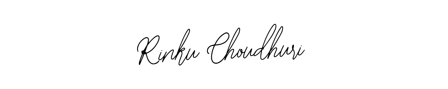 Bearetta-2O07w is a professional signature style that is perfect for those who want to add a touch of class to their signature. It is also a great choice for those who want to make their signature more unique. Get Rinku Choudhuri name to fancy signature for free. Rinku Choudhuri signature style 12 images and pictures png