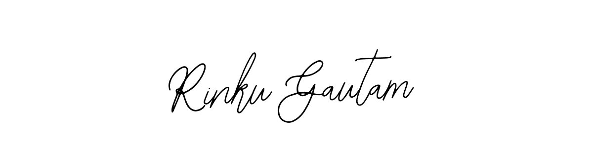 Rinku Gautam stylish signature style. Best Handwritten Sign (Bearetta-2O07w) for my name. Handwritten Signature Collection Ideas for my name Rinku Gautam. Rinku Gautam signature style 12 images and pictures png