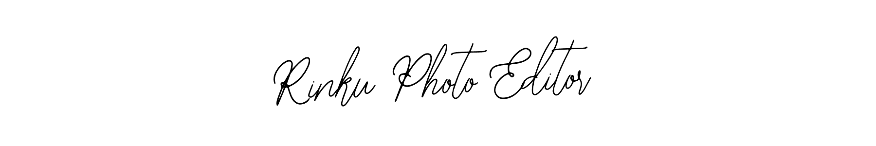 Make a beautiful signature design for name Rinku Photo Editor. With this signature (Bearetta-2O07w) style, you can create a handwritten signature for free. Rinku Photo Editor signature style 12 images and pictures png