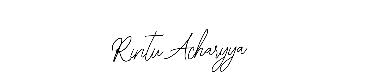 Create a beautiful signature design for name Rintu Acharyya. With this signature (Bearetta-2O07w) fonts, you can make a handwritten signature for free. Rintu Acharyya signature style 12 images and pictures png