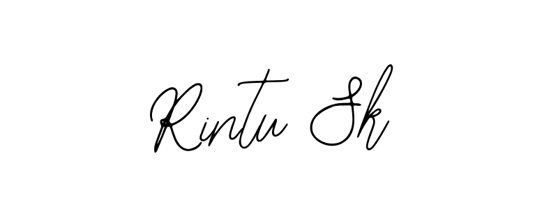 if you are searching for the best signature style for your name Rintu Sk. so please give up your signature search. here we have designed multiple signature styles  using Bearetta-2O07w. Rintu Sk signature style 12 images and pictures png