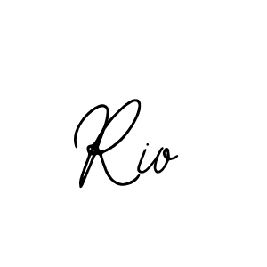 Design your own signature with our free online signature maker. With this signature software, you can create a handwritten (Bearetta-2O07w) signature for name Rio. Rio signature style 12 images and pictures png