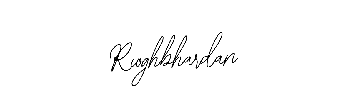 How to Draw Rioghbhardan signature style? Bearetta-2O07w is a latest design signature styles for name Rioghbhardan. Rioghbhardan signature style 12 images and pictures png